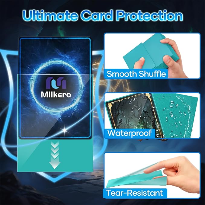 500 Count Card Sleeves, Matte Magic Card Sleeves, Smooth Shuffle & Tear - Image 4