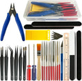 32 Pcs Professional Model DIY Tool Kit, Modeler Basic Craft Tool Set, Dollhouse by Unknown