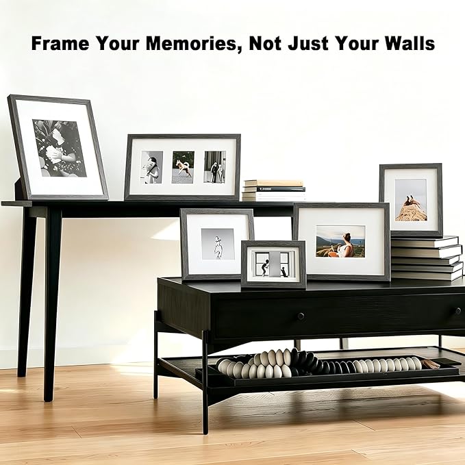 RPJC 3.5x5 inch Picture Frame Made of Solid Wood High Definition Glass - Image 3