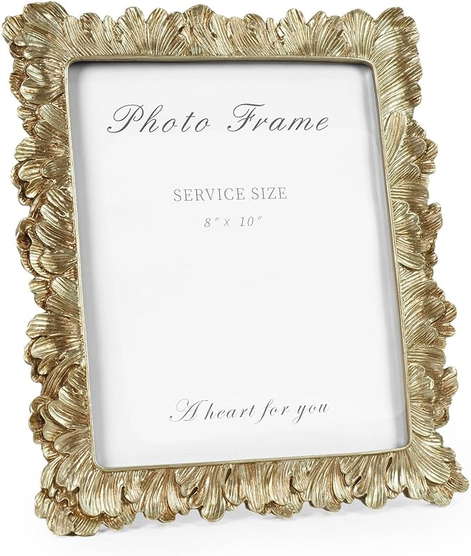 Cuspin 8x10 Picture Frame Vintage Gold Frames, Elegant Photo Frame by Cuspin