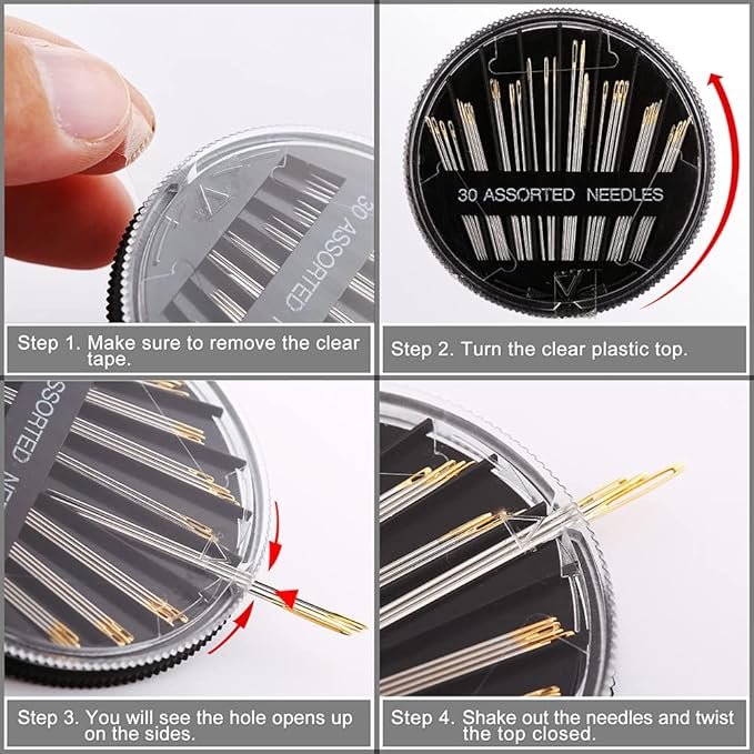 Premium 30/60 Pack Sewing Needles - Image 2