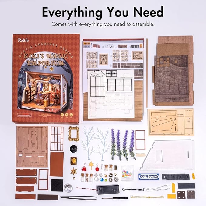 Rolife DIY Miniature House Kit Magic House, Tiny House Kit - Image 9