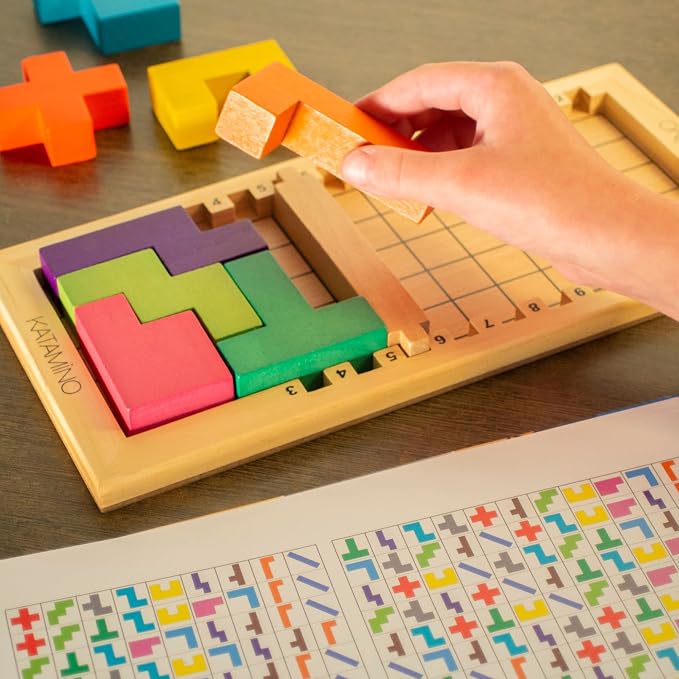 Katamino | The Original Wooden Pattern Building Puzzle Game - Image 7
