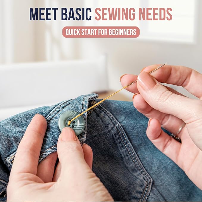 Coquimbo Sewing Kit Mini, Dorm Room Essentials, Portable Needle and Thread Kit - Image 3