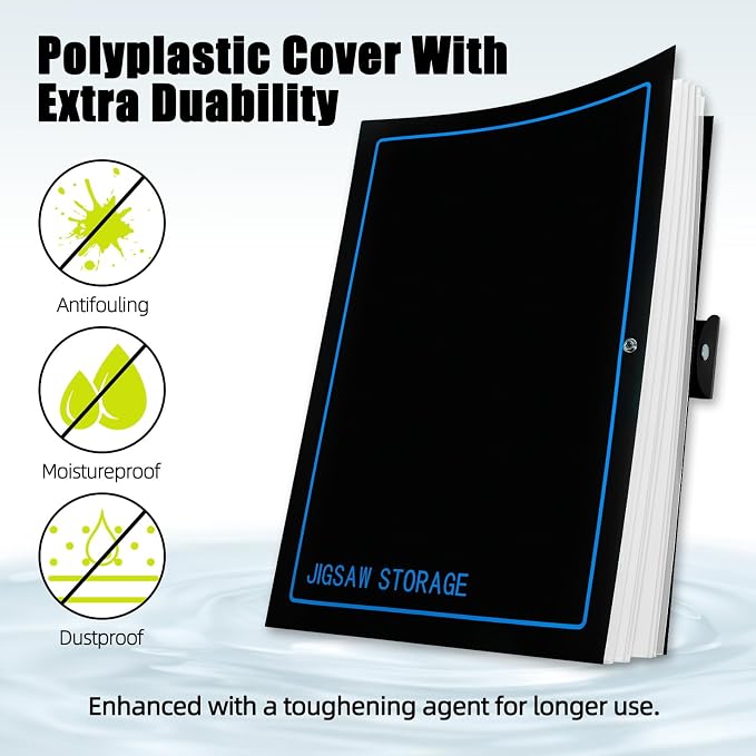 ALL4JIG 20.87"×28.15" Puzzle Binder – Space-Saving Storage Folder - Image 3