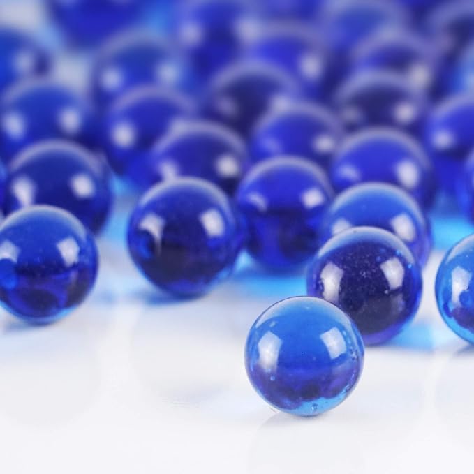 CYS EXCEL Cobalt Blue Glass Marble Gemstone Vase Filler | Multiple Color by CYSEXCEL%C2%AE