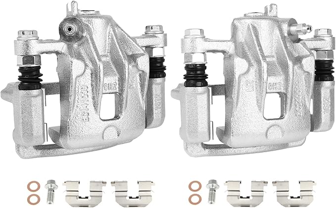 SCITOO 19B3413A 19B3412A Rear Left & Right Disc Brake Calipers Assembly w/Bracket For Hyundai For Sonata 2008-2010