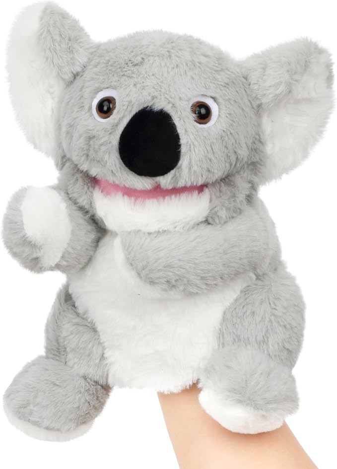 Easfan Koala Hand Puppet with Movable Mouth Interactive Storytelling Cute Soft by Easfan