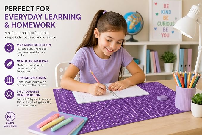 KC GLOBAL A1 Professional Grade Self-Healing Cutting Mat - Image 3