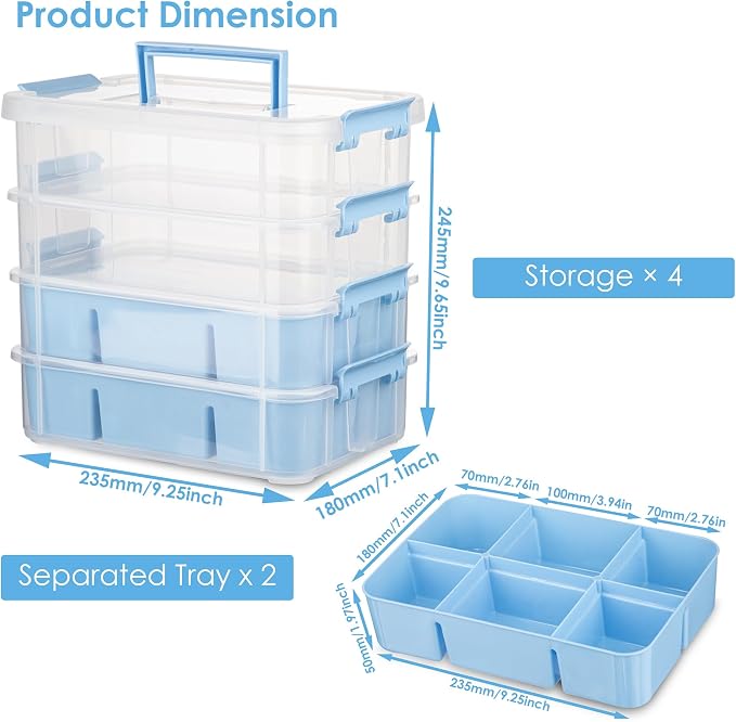CraftGenes Art Supply Storage Organizer - Image 3