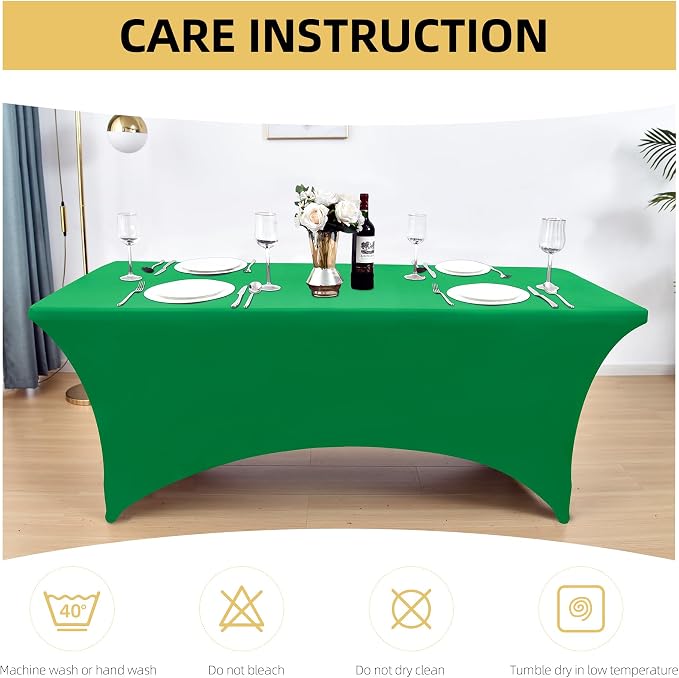 6-Pack 6ft Spandex Table Covers - Image 6