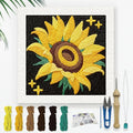 Doodlream Sunflower DIY Punch Needle Embroidery Kit by Doodlream