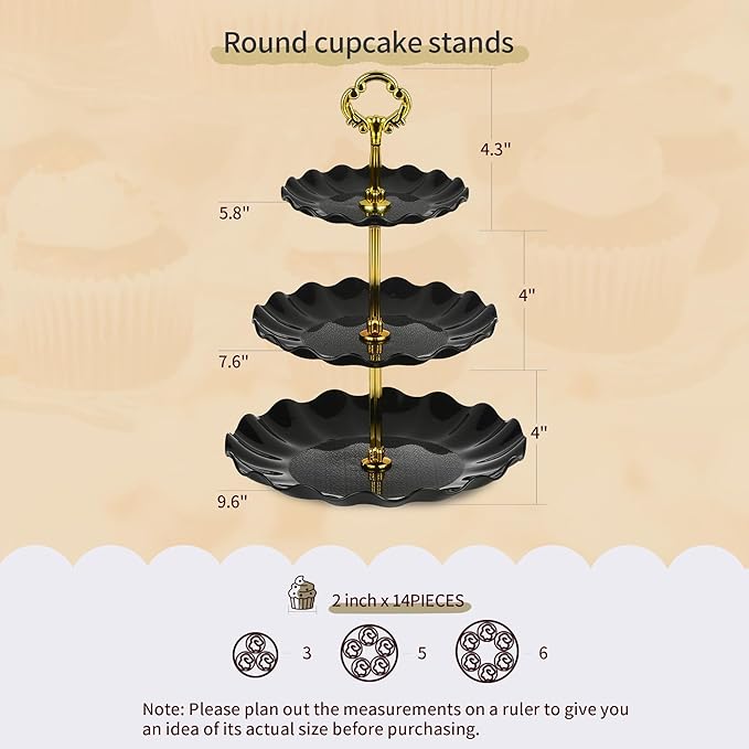 Pack of 11 NWK Cake Stand Set, - Image 2
