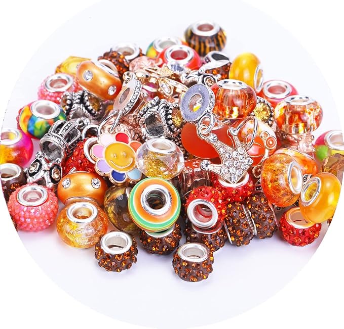 European Large Hole Spacer Charm Beads - Image 4