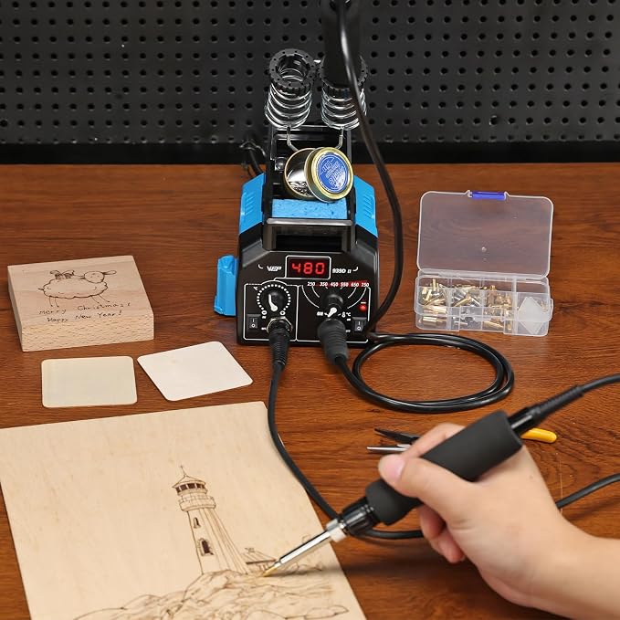 WEP 939D-II 2-IN-1 Wood Burning Kit 86-IN-1 - Image 2