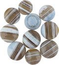 10pcs, Natural Gemstone Cabochon, Wholesale Assorted Flatback Crystals by CRYSTALINES