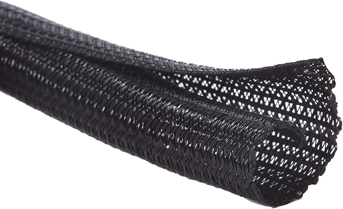 Alex Tech 25ft - 1/2 inch Cord Protector Wire Loom Tubing Cable Sleeve Split by AlexTech