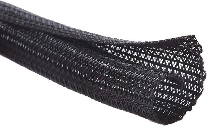 Alex Tech 10ft - 1/4 inch Cord Protector Wire Loom Tubing Cable Sleeve Split by AlexTech