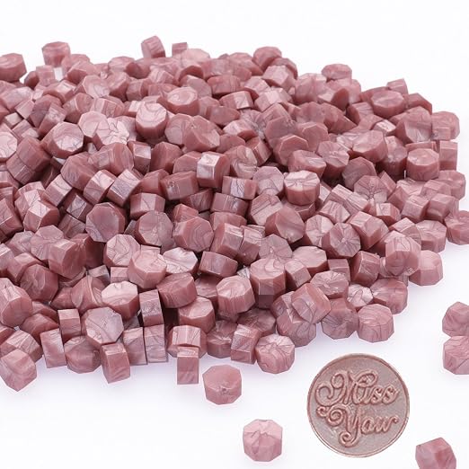 300Pcs Wax Seal Beads, Sealing Wax Beads, Octagon Wax Sealing Beads by ONWINPOR