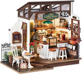 Rowood Coffee Miniature House Kit, Mother's Day DIY Miniature Dollhouse Kits by RowoodAssembleArtDecorateLife
