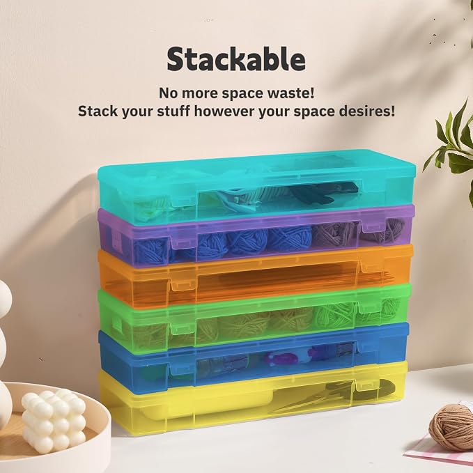novelinks Plastic Pencil Boxes and Small Plastic Containers - Image 2