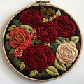 DIY Punch Needle Kits Red Roses by Unknown
