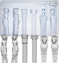 Art Mold for Polyclay Air Dry Clay Plaster, Decorative Column and Sculpture by FUNSHOWCASE