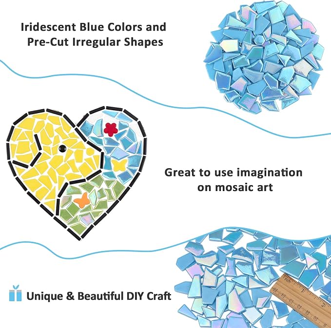 Youway Style Iridescent Glass Mosaic Tiles - Image 8