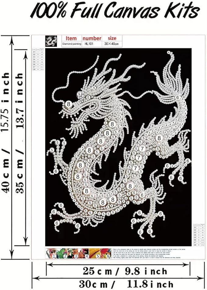 GEMFAMILY Dragon Diamond Art Painting Kits - Image 5