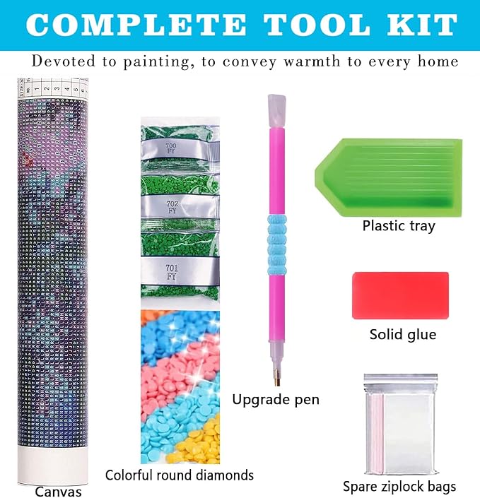 Meothan 5D Dandelion Diamond Art Kits - Image 5