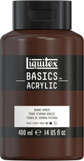 Liquitex BASICS Acrylic Paint, 400ml Bottle, Burnt Umber by Liquitex