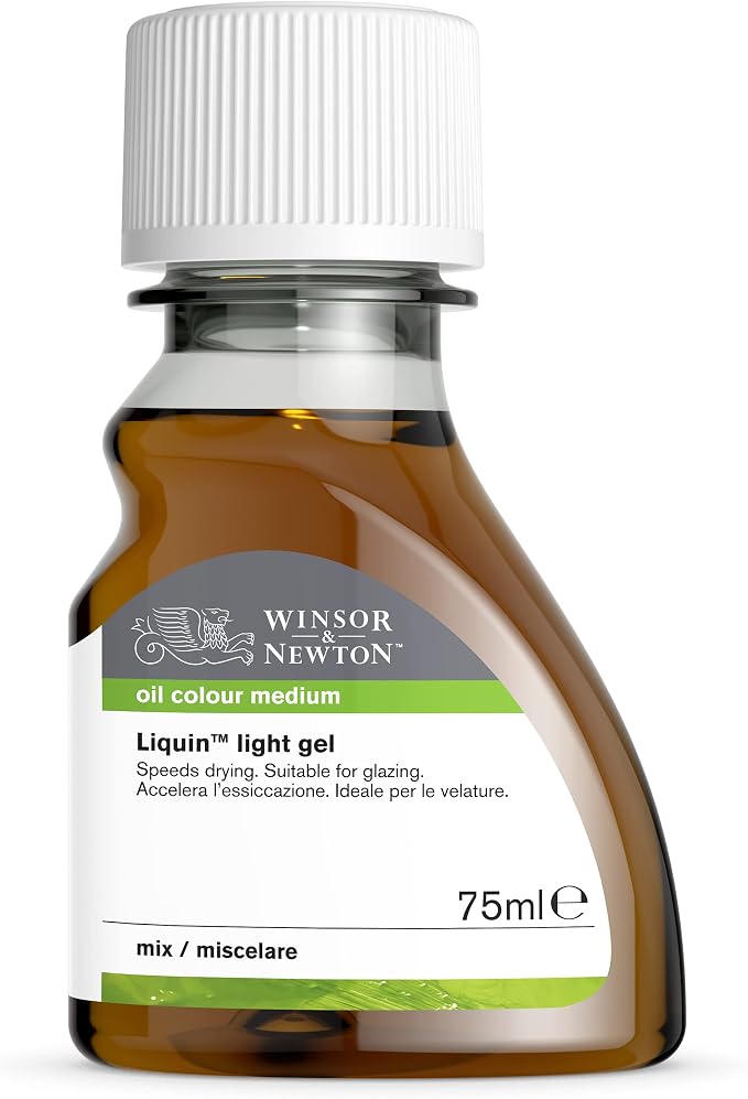 Winsor & Newton Liquin Light Gel Medium, 500ml Bottle - Image 9