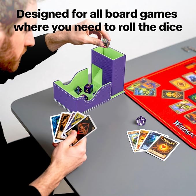 Dice Tower and Tray, Foldable Portable Dice Rolling Tower, Dice Roller Accessory - Image 5