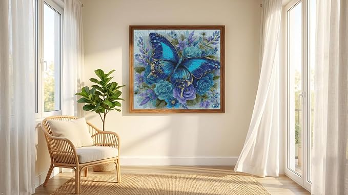 Butterfly and Flowers Cross Stitch Kits - Image 5