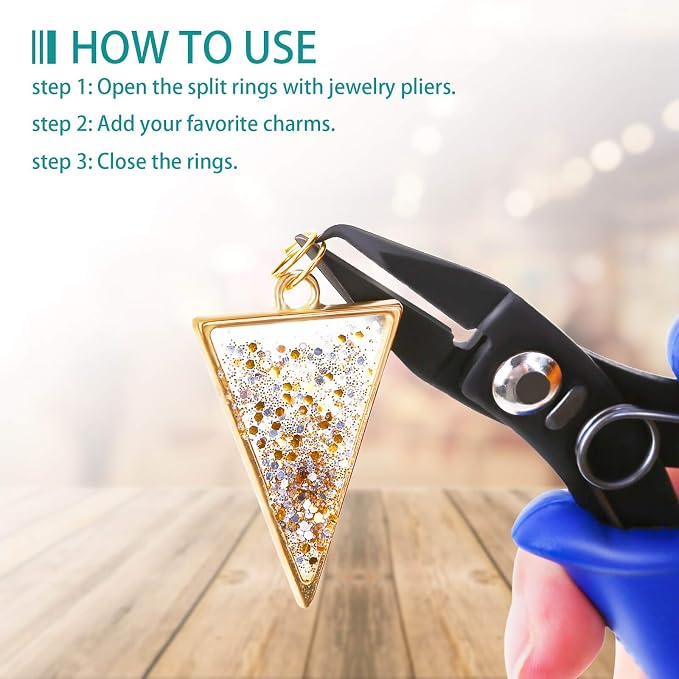 Split Rings for Jewelry Making, Caffox 700pcs Small Split Ring - Image 5