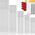 100 Pack Premium Large Eye Needles by JollMono