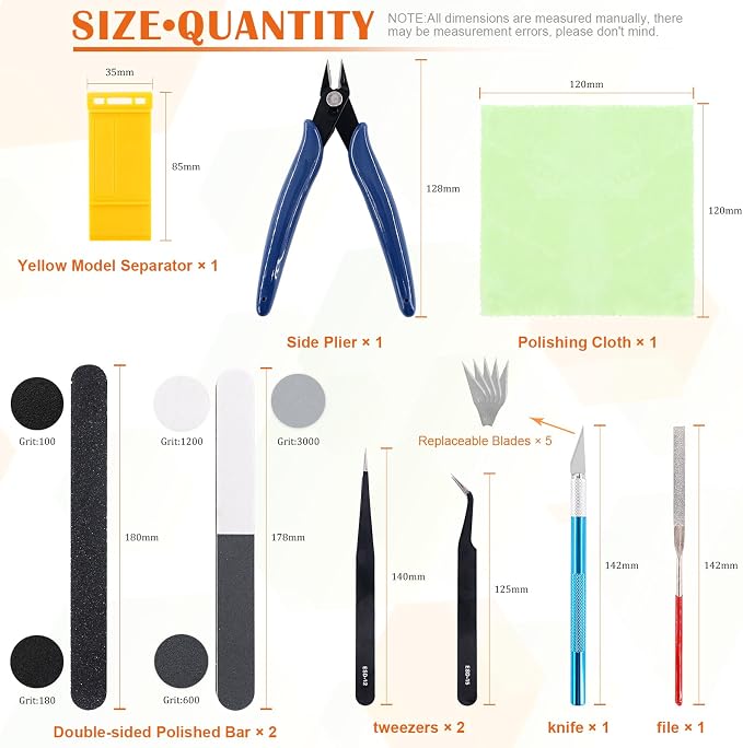 10Pcs Model Tools Craft Set Modeler Building Kit - Image 2