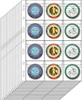 12-Pocket Coin Pages for Collectors, Standard 9-Hole Coin Collection Pages fit by Suremita