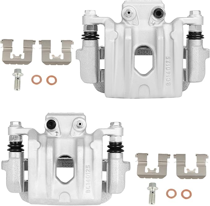 cciyu 19B6271S 19B6270S Rear Left & Right Brake Calipers With Bracket For Kia For Sorento 2014-2018