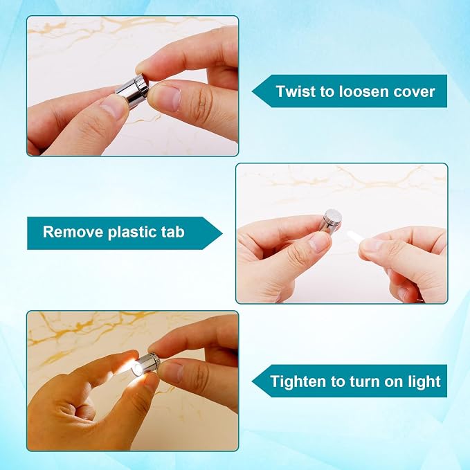 10pcs Micro Led Lights, Battery Powered Tiny Led Lights Small Mini Dollhouse - Image 4