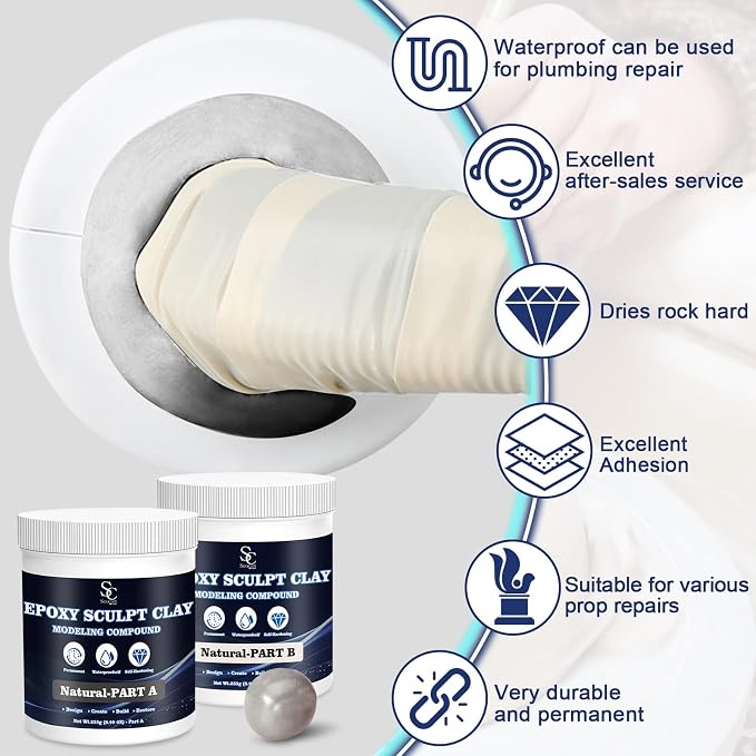Epoxy Putty Sculpt Clay, 2 Part A & B - Image 6