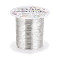 BENECREAT 26 Gauge 131 Yards Tarnish Resistant Silver Wire Jewelry Beading Wire by BENECREAT