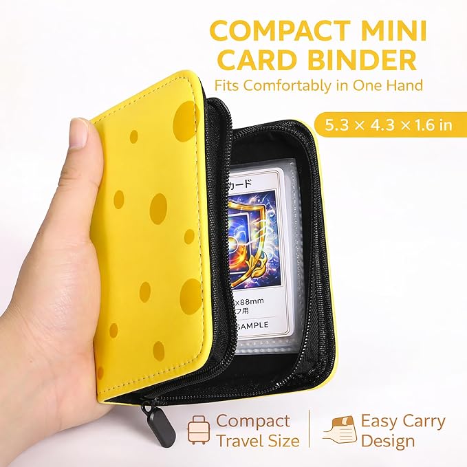 Mini Trading Card Binder Album, 1 Pocket Card Binder - Image 2