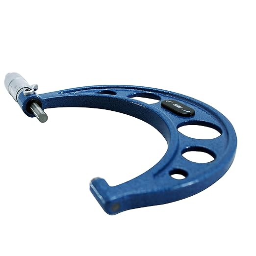HFS(R) 3-4" Outside Micrometer with 0.0001" Accuracy, Carbide Anvil and Laser-Etched Scale