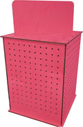 TORCHED DISPLAYS Rotating Pegboard Display… (Pink)