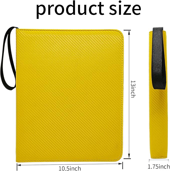 Card Binder – 720 Capacity, Zippered Trading Card Holder - Image 8