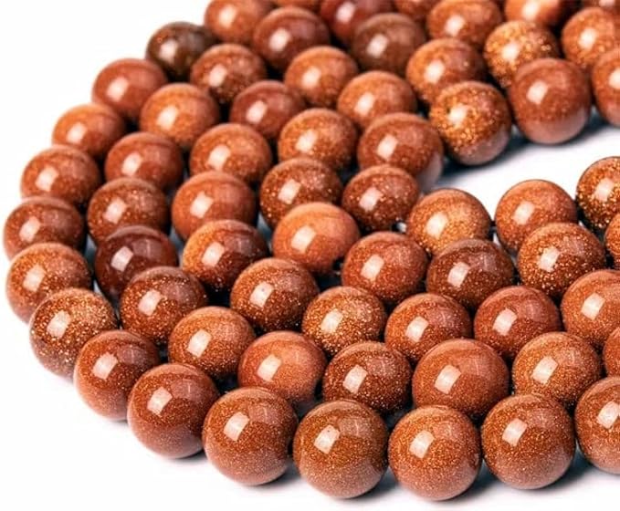 Zenkeeper 108 Pcs Goldstone Beads by Zenkeeper
