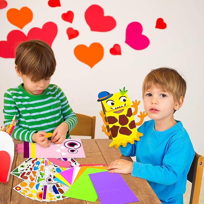 WATINC 9Pack Hand Puppet Art Craft - Image 6