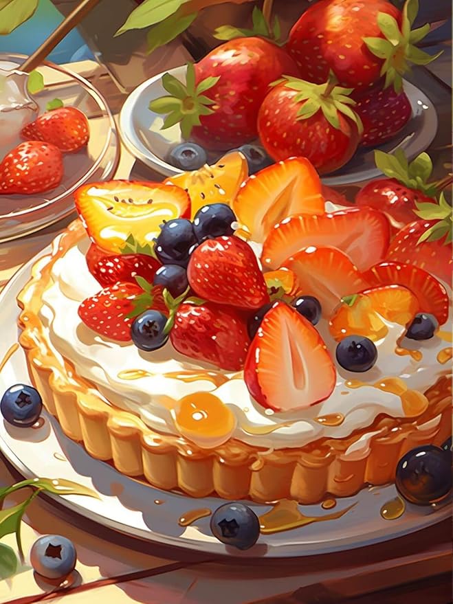 Strawberry Shortcake Diamond Art Kits by Dugsmgd