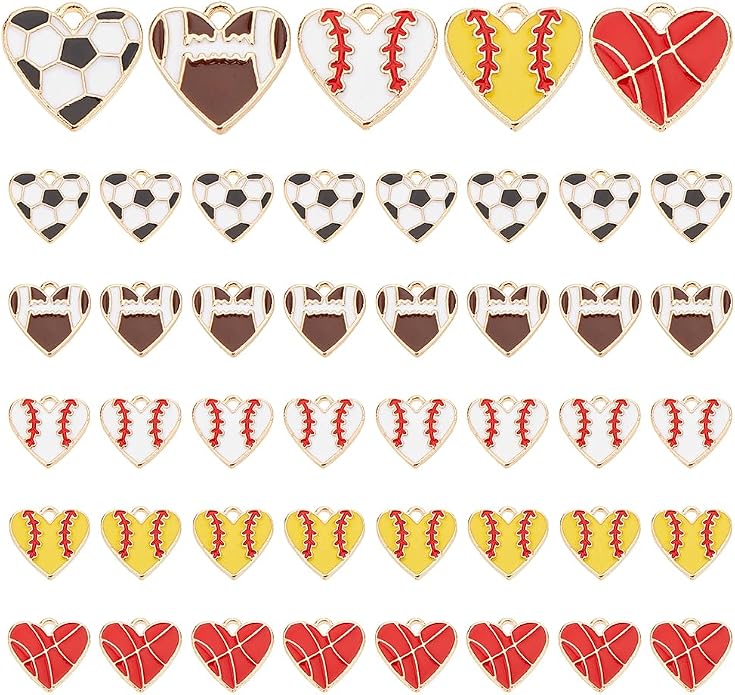 PH PandaHall Heart Pendart Charms by PHPandaHall